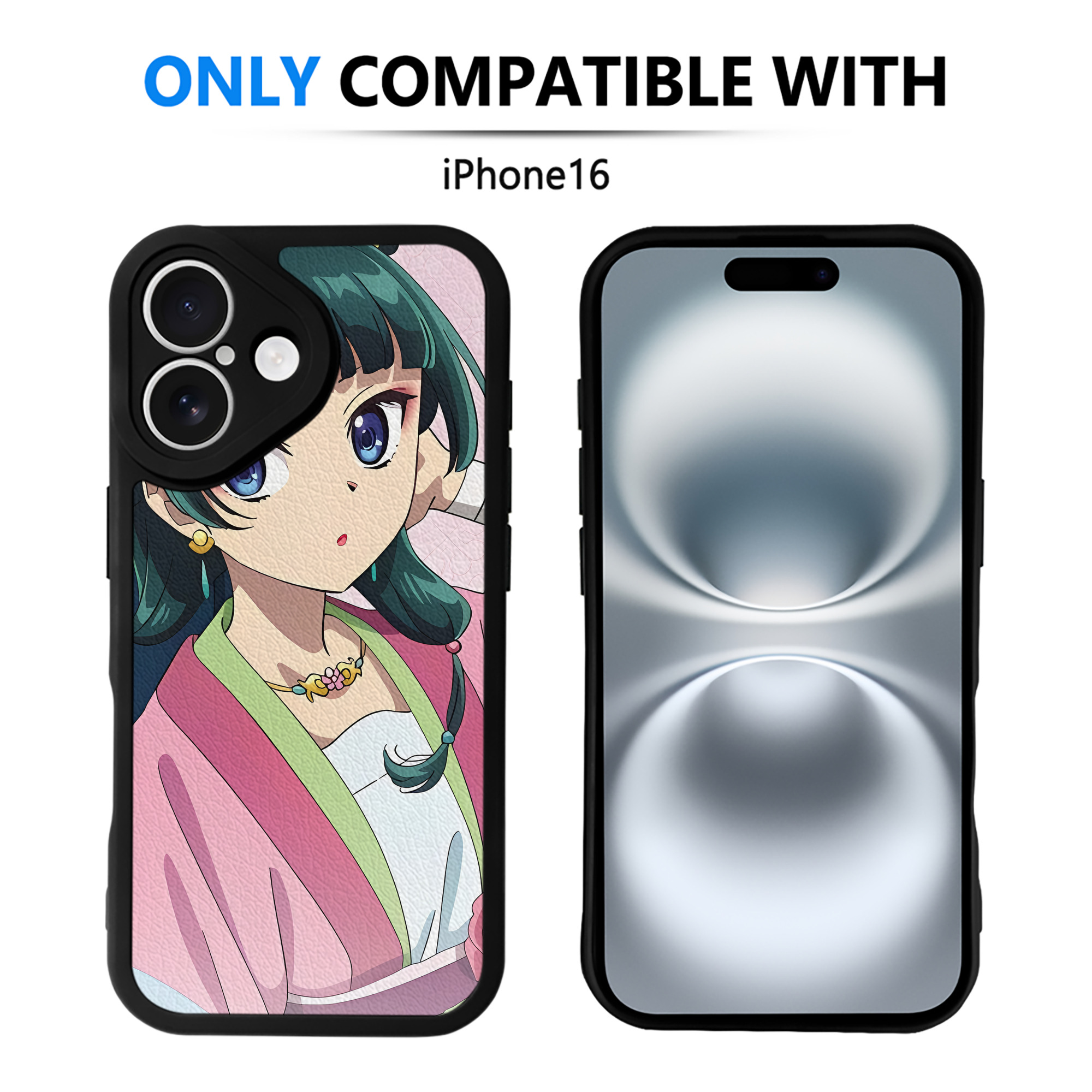 薬屋のひとりごと The Apothecary Diaries 【iPhone 16シリーズ対応】シリコンスマホケース（レザー調） 材質：シリコン